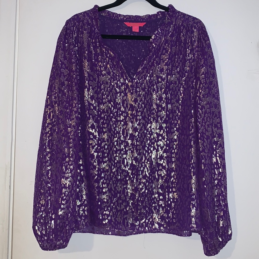 Lilly Pulitzer Gianna Silk top